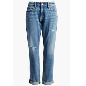 RAG & BONE Size 29 Dre Low-Rise Slim Distressed Boyfriend Jeans